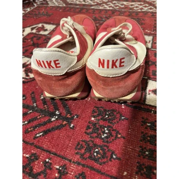 Vintage 1980s Nike Men's Made in Korea Red Size 5 Waffle Trainer